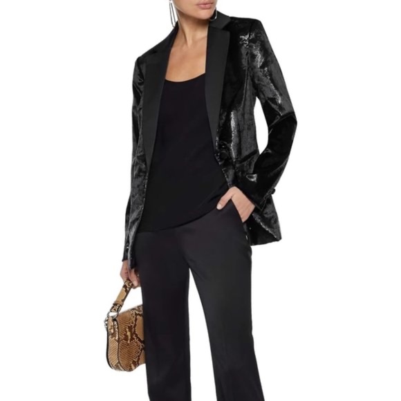 Frame Denim metallic satin blazer/new condition blazer/ j… - Picture 9 of 9